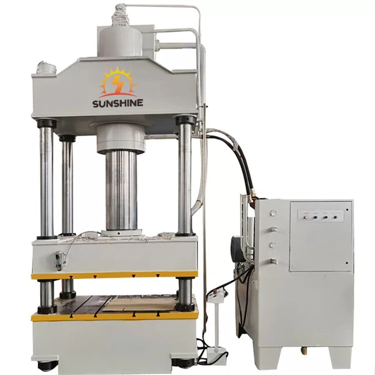 Macchina a pressa idraulica a quattro colonne