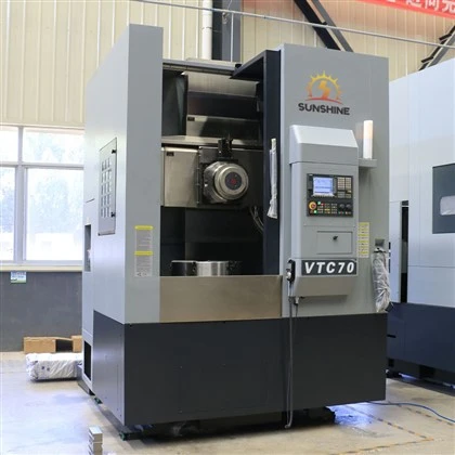 Tornio verticale CNC VTC70 Tamburo freno Tamburo freno Linea automatica Tornio verticale CNC dedicato